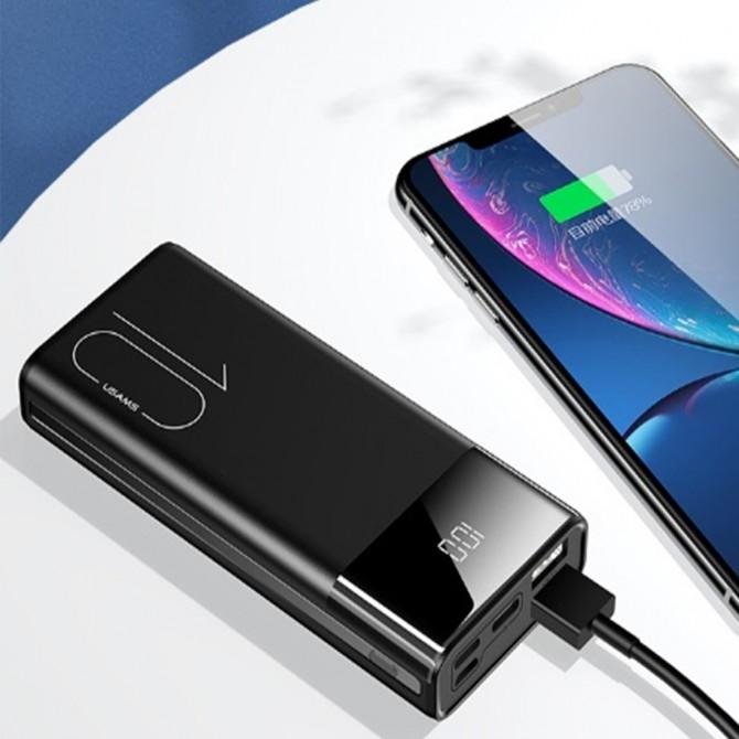 Повербанк Usams US-CD97 PB34 10000 mAh Чорний-2