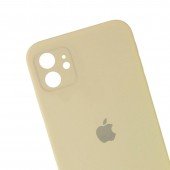 Оригінальний силіконовий чохол для iPhone 11 Бежевий FULL (SQUARE SHAPE) Оригінальний силіконовий чохол для iPhone 11 Бежевий FULL (SQUARE SHAPE)