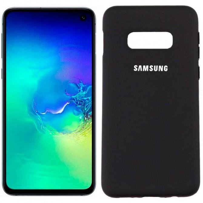 Чохол накладка Original Soft Case Samsung G970 Galaxy S10e Чорний