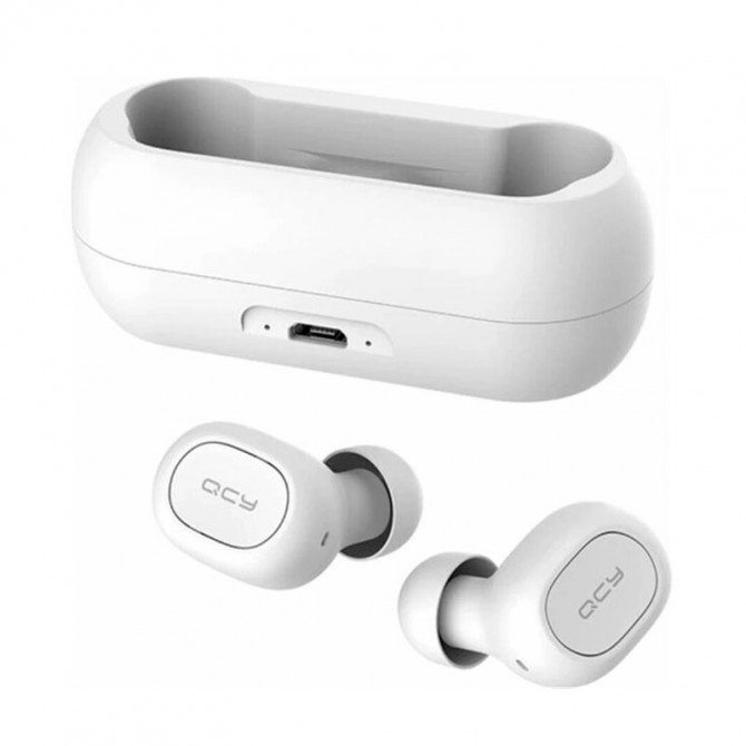 Навушники QCY-T1C TWS White-1