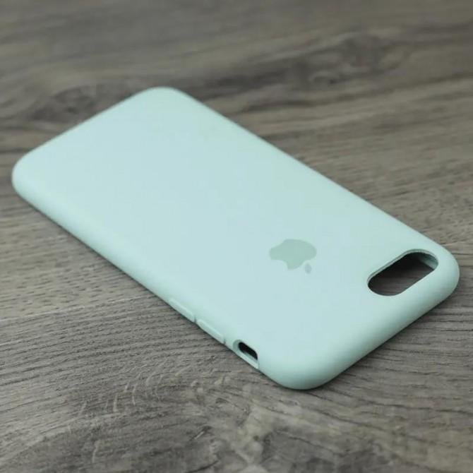 Оригінальний силіконовий чохол для iPhone 7/8 Бірюзовий-1