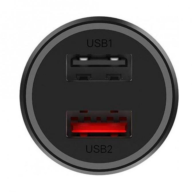 Автомобильное зарядное устройство Xiaomi CC06ZM Черный-2