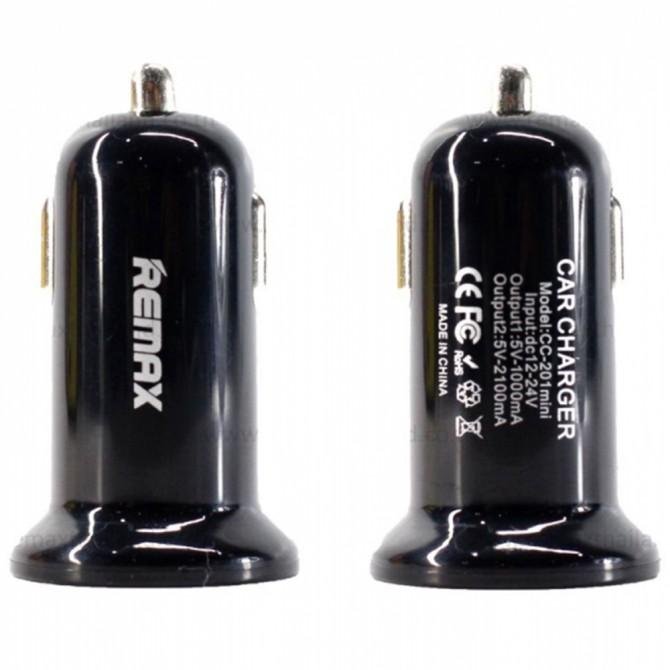 Автомобильное зарядное устройство Remax RCC201 Mini Чёрный