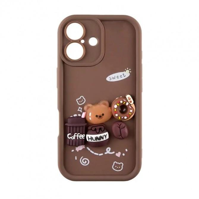 Чохол TPU Toys Case для Apple iPhone 16 (6.1") (Brown / Sweet)
