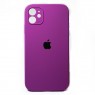 Оригінальний силіконовий чохол для iPhone 11 Світло Фіолетовий FULL (SQUARE SHAPE)