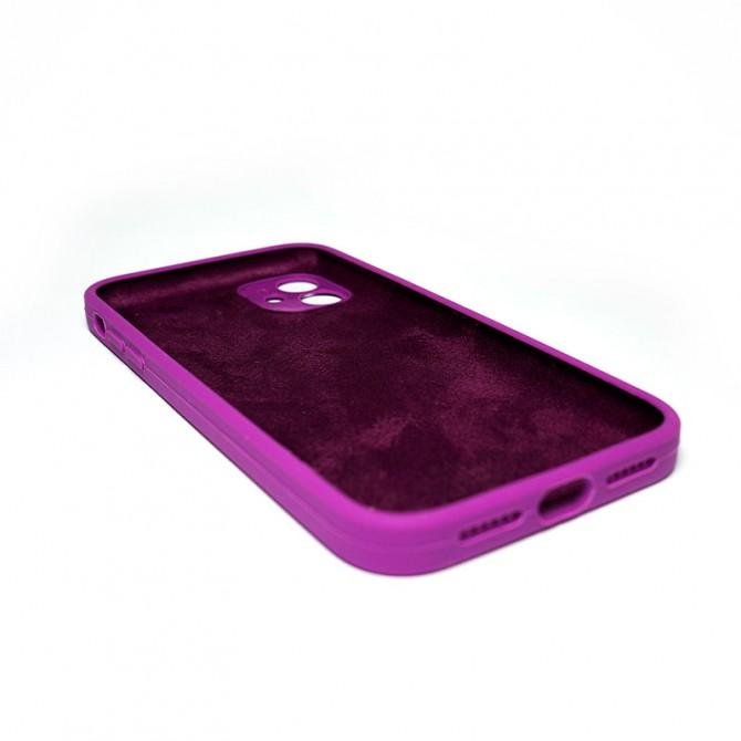 Оригінальний силіконовий чохол для iPhone 11 Світло Фіолетовий FULL (SQUARE SHAPE)-2