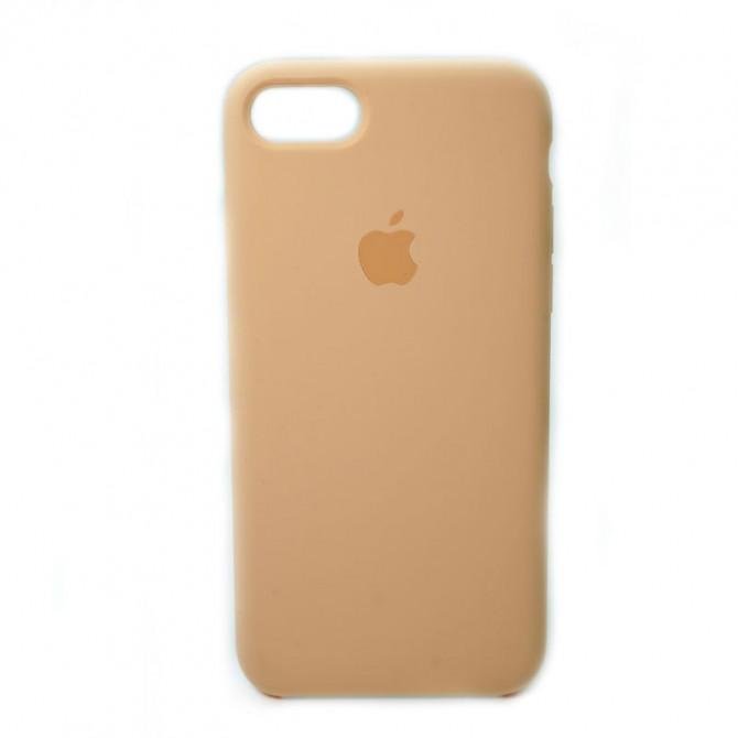 Оригинальный силиконовый чехол для iPhone 7/8 Светло Абрикосовый
