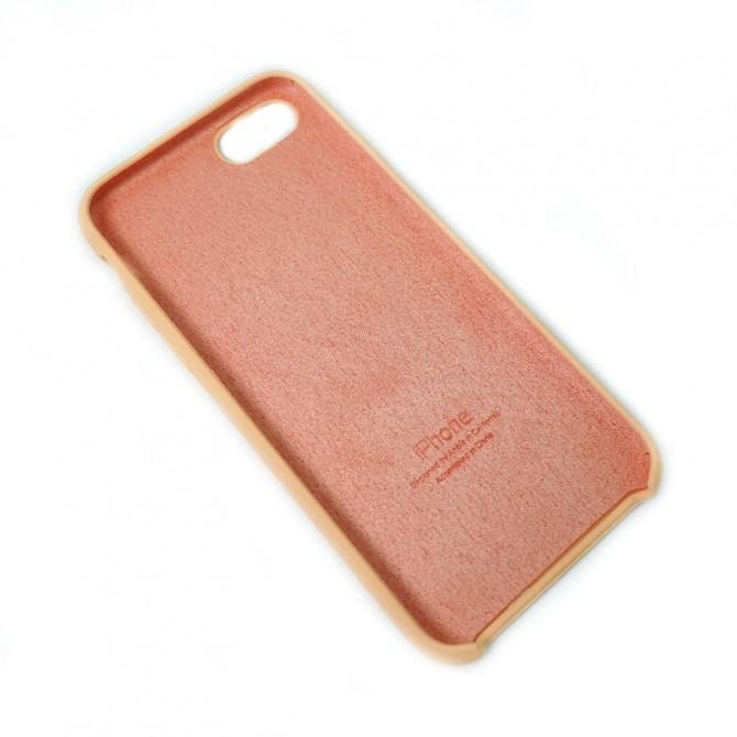 Оригинальный силиконовый чехол для iPhone 7/8 Светло Абрикосовый-1