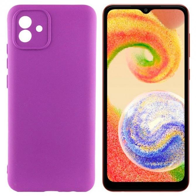 Чохол Original Soft Case Samsung A045 Galaxy A04 Фіолетовий FULL-1