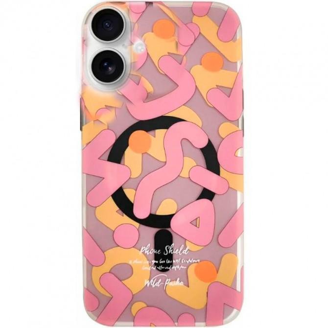 TPU чохол Pastel Chaos with MagSafe для Apple iPhone 16 (6.1") Pink