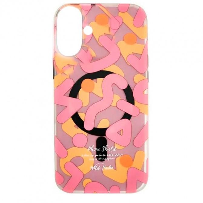 TPU чохол Pastel Chaos with MagSafe для Apple iPhone 16 (6.1") Pink-1