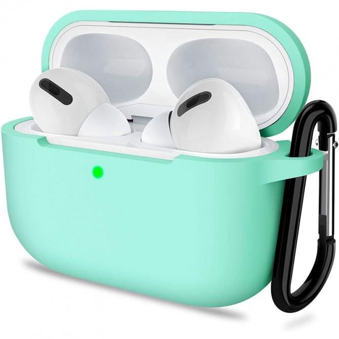 Чехол U-Like Silicone Protective Case For Airpods Pro Slim Light Blue