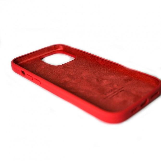 Оригінальний силіконовий чохол для iPhone 13 Pro Max Вишневий FULL-2