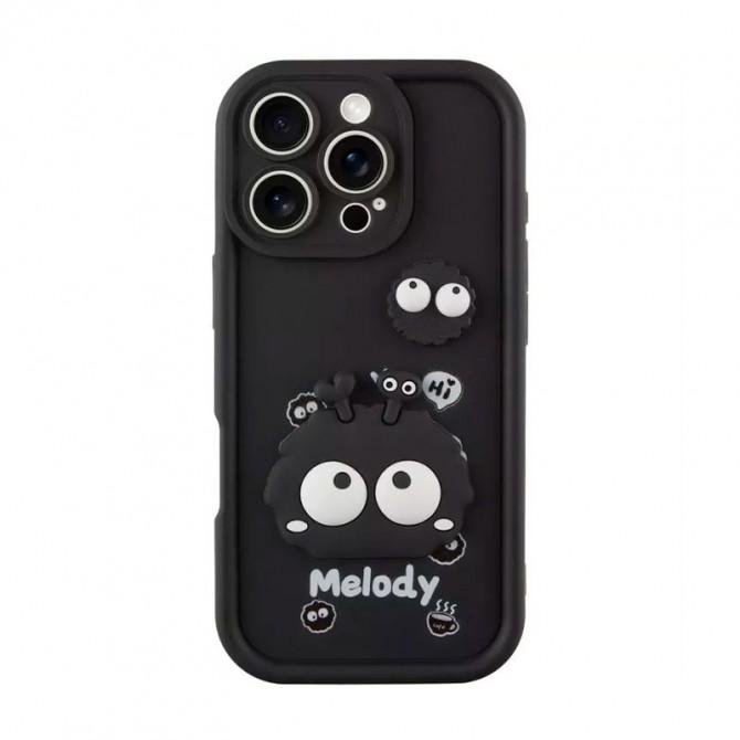 Чохол TPU Toys Case для Apple iPhone 16 Pro (6.3") (Black / Melody)