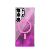 Чехол TPU Shiny Mountain (MagFit) для Samsung Galaxy S25 Ultra Pink Чехол TPU Shiny Mountain (MagFit) для Samsung Galaxy S25 Ultra Pink