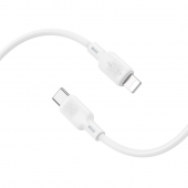 Кабель Borofone BX113 Lenny Type-C to Lightning 27W White Кабель Borofone BX113 Lenny Type-C to Lightning 27W White
