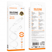 Кабель Borofone BX113 Lenny Type-C to Lightning 27W White Кабель Borofone BX113 Lenny Type-C to Lightning 27W White