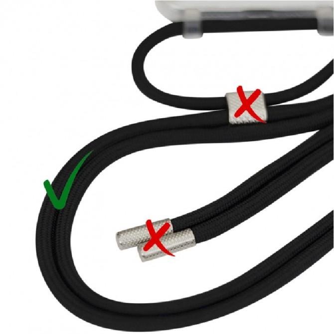 Шнурок для телефону 120cm (Black)-1