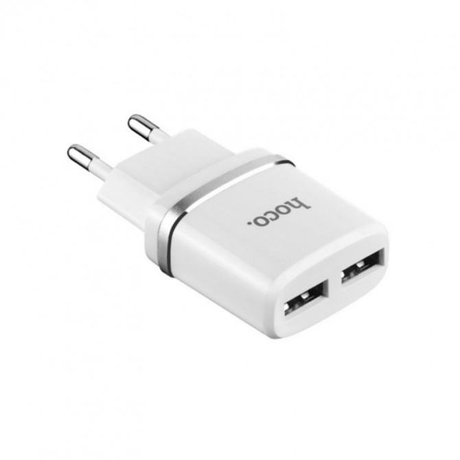МЗП 2USB Hoco C12 White