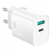 Сетевое зарядное устройство для XO CE29 20W/1 Usb + 1 Type-C White