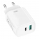 Сетевое зарядное устройство для XO CE29 20W/1 Usb + 1 Type-C White