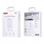 Сетевое зарядное устройство для XO CE29 20W/1 Usb + 1 Type-C White