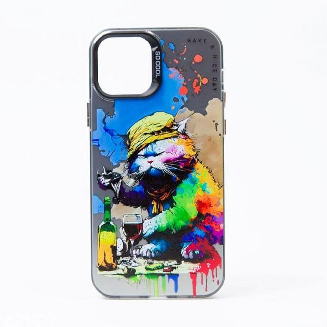 Чехол So Cool Print for Apple iPhone 11 Drunk Cat