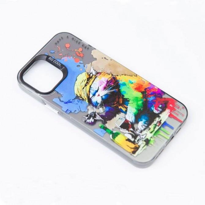Чехол So Cool Print for Apple iPhone 11 Drunk Cat-1