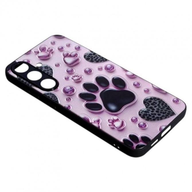 Накладка PC Fashion Mix Samsung Galaxy A25 Pink Paws-1