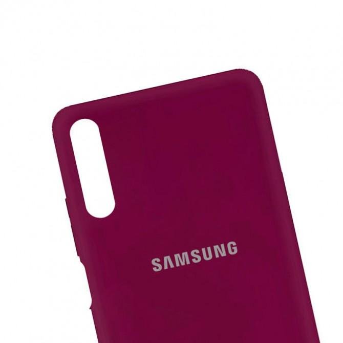 Чехол Original Soft Case Samsung A750 Galaxy A7 2018 Марсала FULL-1