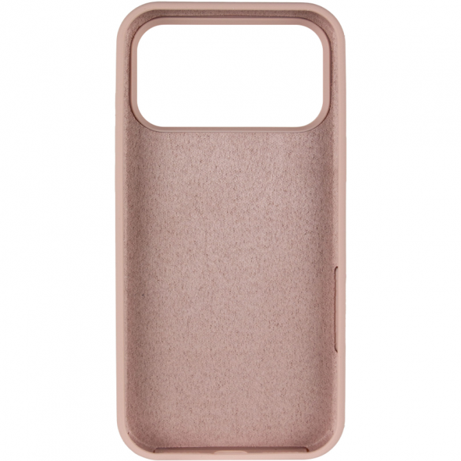 Силіконовий чохол для iPhone 17 Pro/18 Pro Pink Sand FULL (NO LOGO)-2