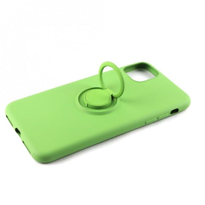 Чехол Ring Color для iPhone 11 Pro Зеленый-3