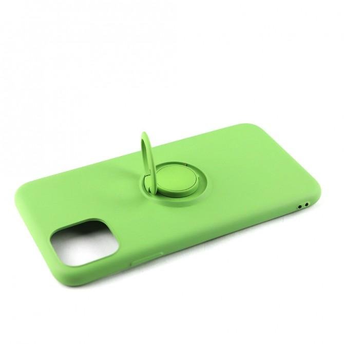 Чехол Ring Color для iPhone 11 Pro Зеленый-4