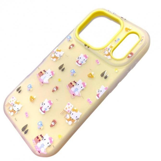 Накладка Hello Kitty для iPhone 17 Pro Max Peach-1