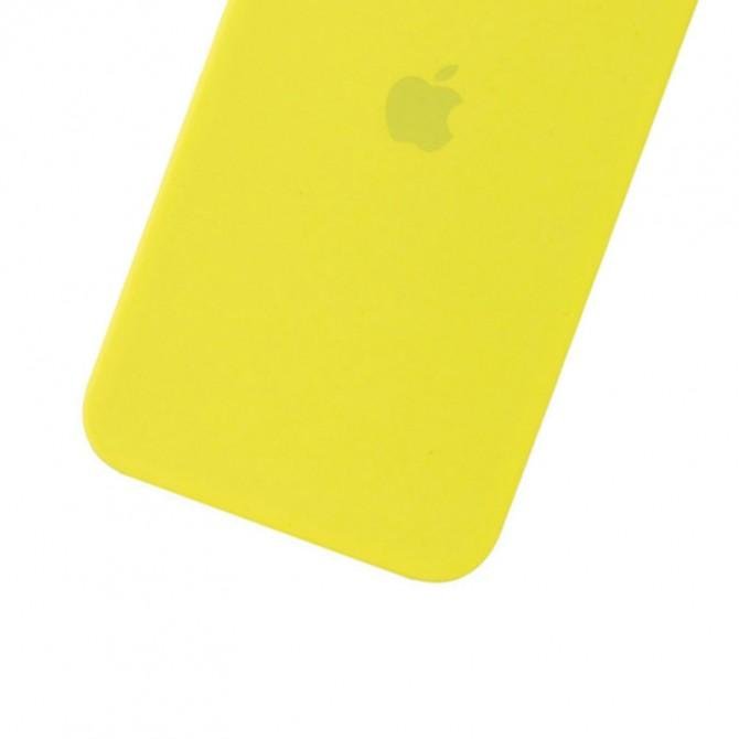 Cиликоновый чехол для iPhone 11 Ярко Желтый FULL (SQUARE SHAPE)-3