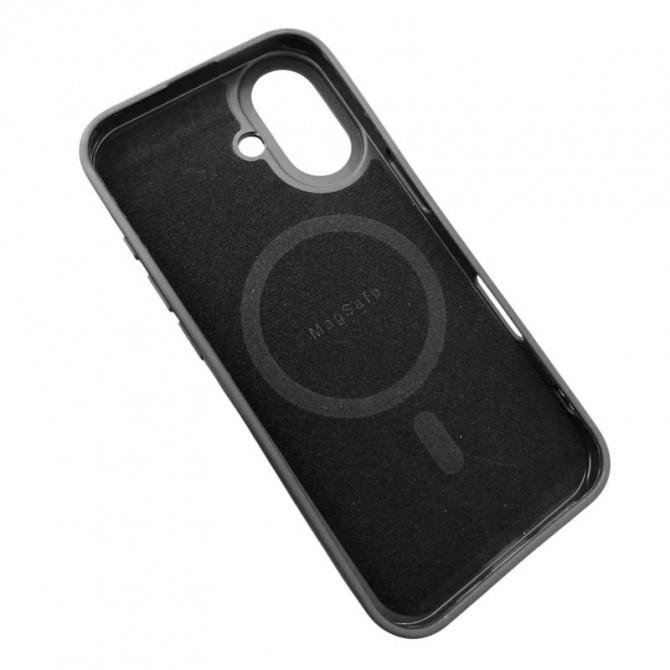 TPU чохол Carbon Protective with Magsafe для Apple iPhone 17 (6.3") Black-4