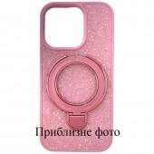 Чехол-накладка Diamond with stand back для iPhone 16 Pink