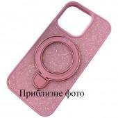 Чехол-накладка Diamond with stand back для iPhone 16 Pink
