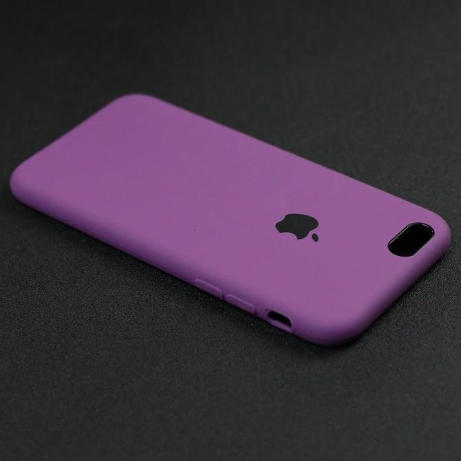 Чехол силиконовый для iPhone 6/6s Фиолетовый-4