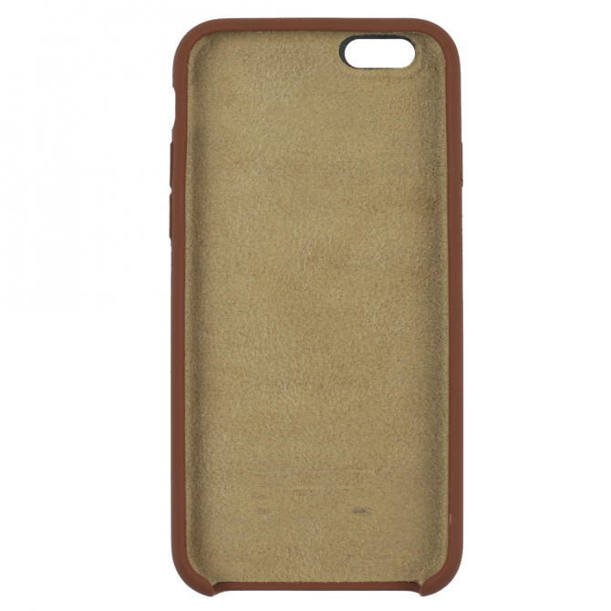 Чехол силиконовый для iPhone 6/6s Коричневый-2