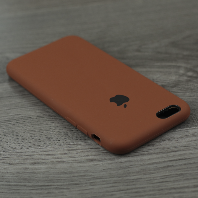 Чехол силиконовый для iPhone 6/6s Коричневый-4