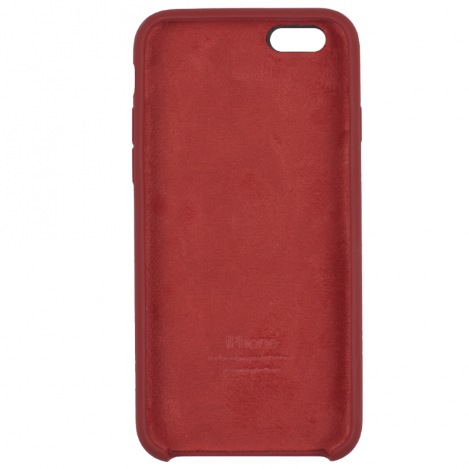 Чехол силиконовый для iPhone 6/6s Клюква-2