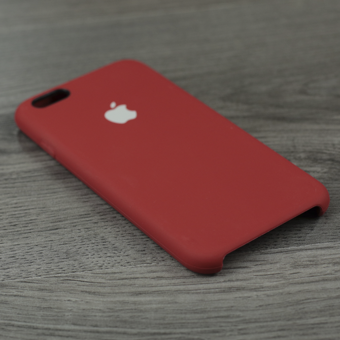 Чехол силиконовый для iPhone 6/6s Клюква-3