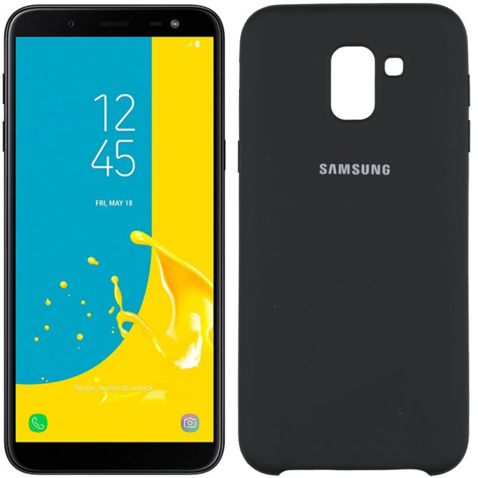 Чехол Soft Case для Samsung J6 2018 Чёрный