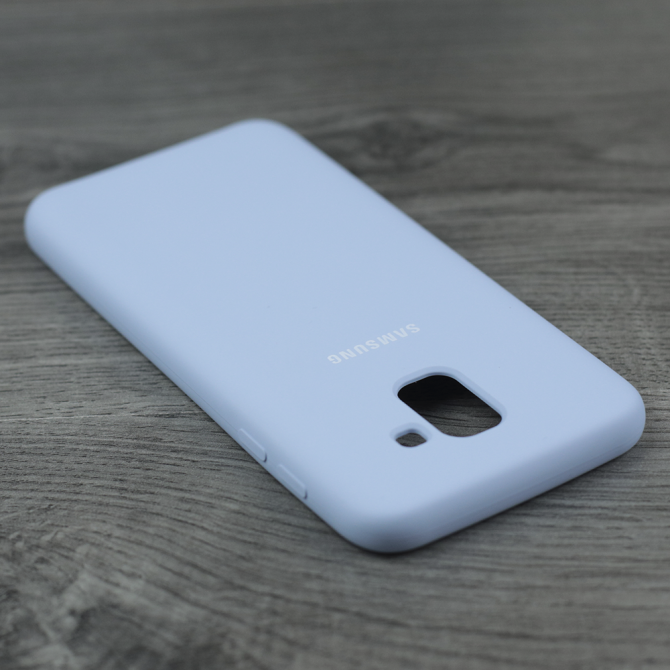 Чехол Soft Case для Samsung J6 2018 Голубой-4