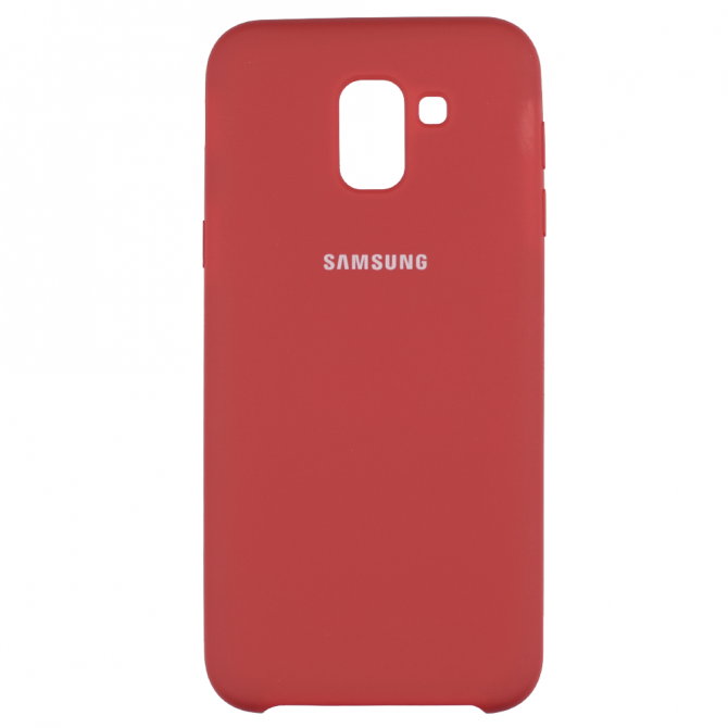 Чехол Soft Case для Samsung J6 2018 Красный-1
