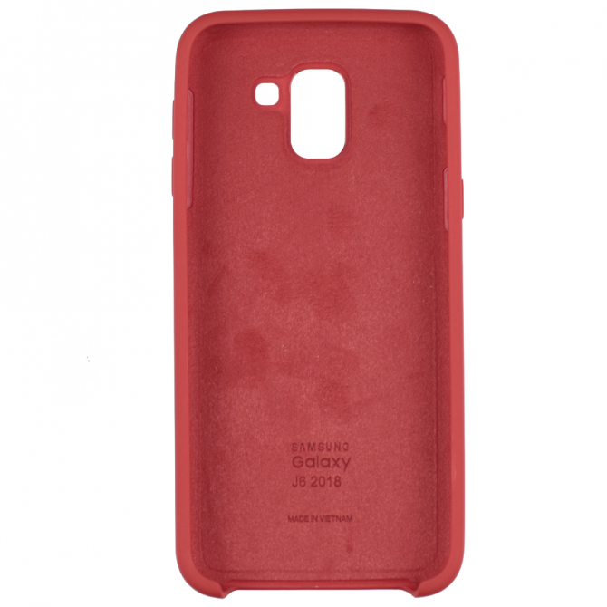 Чехол Soft Case для Samsung J6 2018 Красный-2