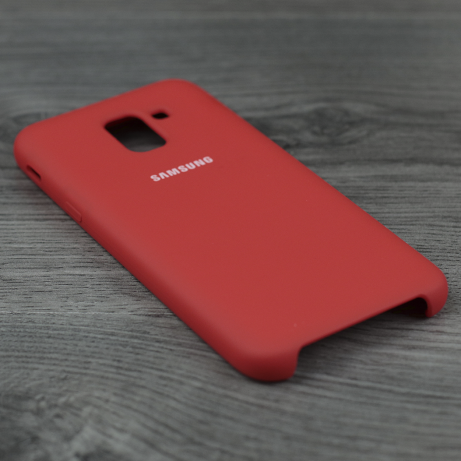 Чехол Soft Case для Samsung J6 2018 Красный-3