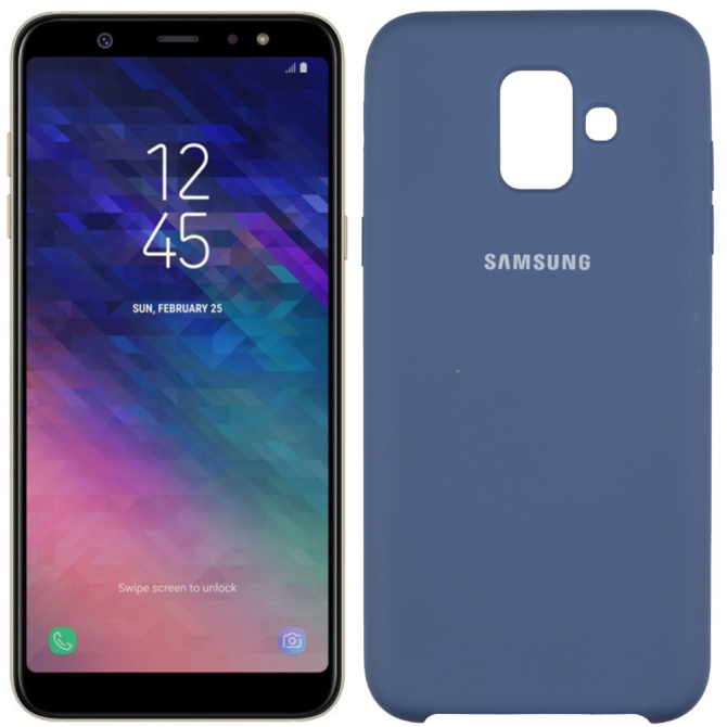 Чохол Soft Case для Samsung A600 Galaxy A6 2018 Синій