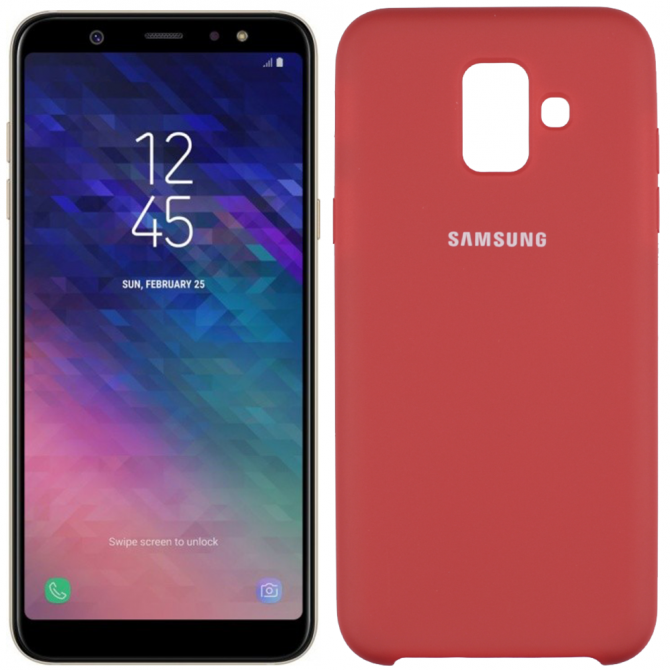 Чохол Soft Case для Samsung A600 Galaxy A6 2018 Червоний